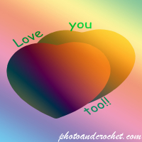 I Love You Too – Hearts Love E-Card